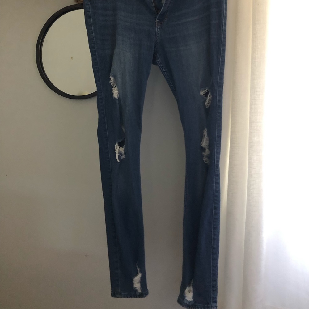 Hollister ripped jeans